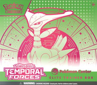 Pokémon SV5: Temporal Forces Elite Trainer Box - Iron Leaves 