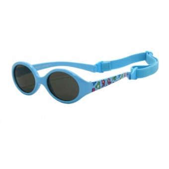 Kiddus Polariserte Solbriller Fra 6mnd - Blå med strikk