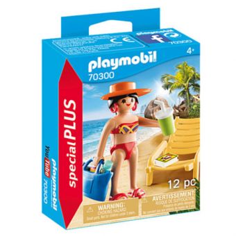 Playmobil Special Plus - Ferierende med strandstol 70300