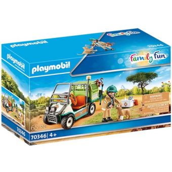 Playmobil Family Fun - Veterinær med kjøretøy 70346