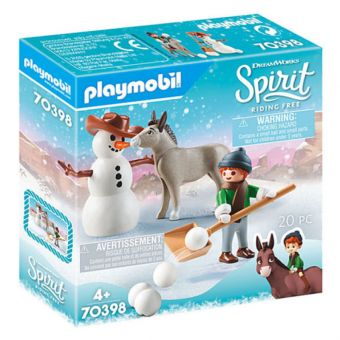 Playmobil Spirit - Lek i snøen med snømann 70398