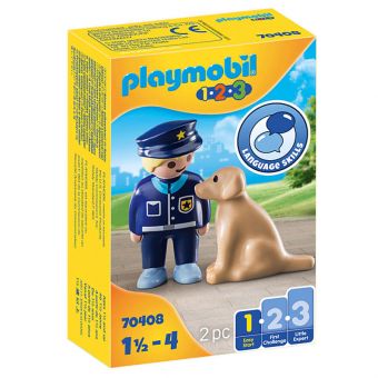 Playmobil 123 - Politi med hund 70408
