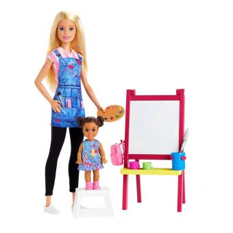Barbie Karrieredukke - Kunstlærer Lekesett med dukke