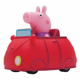 Peppa Gris Mini Buggy - Peppa i rød bil