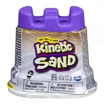Kinetic Sand Lekesand Sandslott 127gram - Hvit