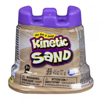 Kinetic Sand Lekesand Sandslott 127gram - Brun