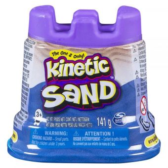 Kinetic Sand Lekesand Sandslott 127gram - Blå