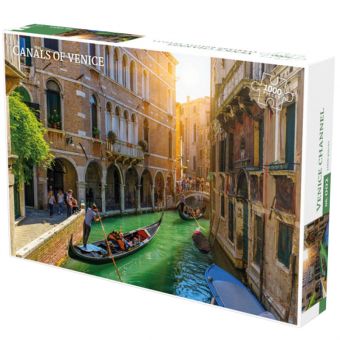 Puslespill 1000 Brikker - Venice Canal