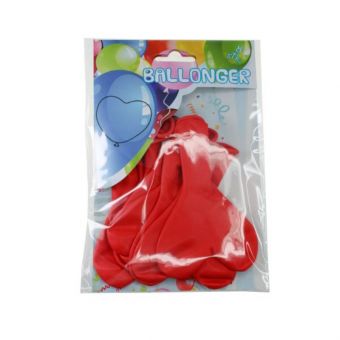 Tinka Ballonger 8-pakning - Røde Hjerter