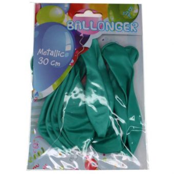 Tinka Ballonger 8-pakning - Grønn metallisk