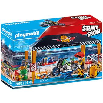 Playmobil Stuntshow - Verkstedtelt 70552