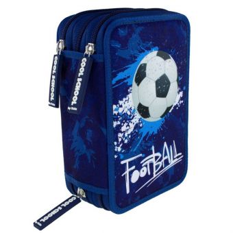 Tinka Cool School Trippelt Pennal m/ innhold - Fotball
