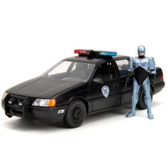 RoboCop Die-Cast Lekebil m/ figur 1:24 - Robocop & OCP Ford Tarus