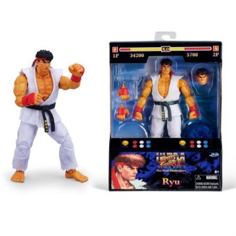 Street Fighter II Figur m/ tilbehør 15cm - Ryu