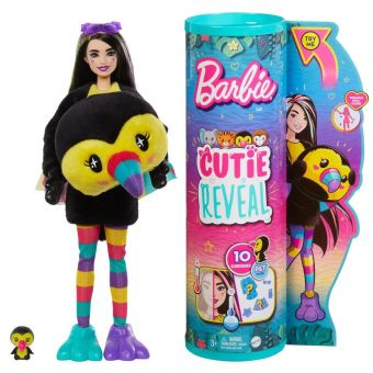 Barbie  Cutie Reveal Jungle Dukke - Tukan