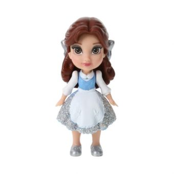 Disney 100 år Prinsesse Mini Figur 7cm - Belle (blå kjole)