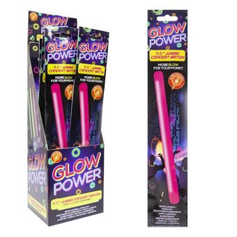 Glow Power Glowstick 24cm 1-Pakning - Rosa