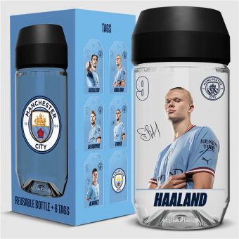 Aquafigure Flaske m/ 7 tags 330ml - Manchester City (herrelag)