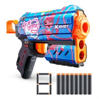 X-Shot Skins Flux Poppy Playtime Blaster m/ 8 skumpiler - Gametime