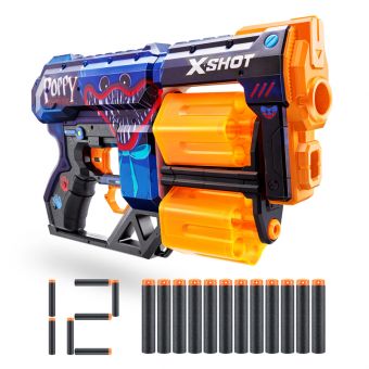 X-Shot Skins Dread Poppy Playtime Blaster m/ 12 skumpiler - Jumpscare
