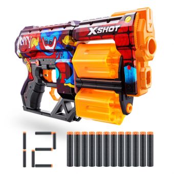 X-Shot Skins Dread Poppy Playtime Blaster m/ 12 skumpiler - Toony