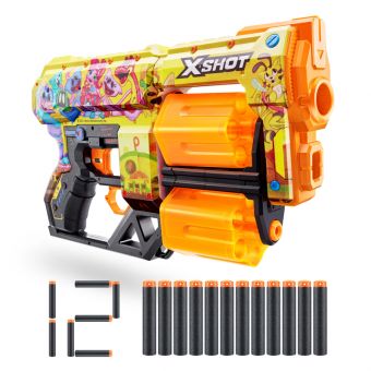 X-Shot Skins Dread Poppy Playtime Blaster m/ 12 skumpiler - Playtime