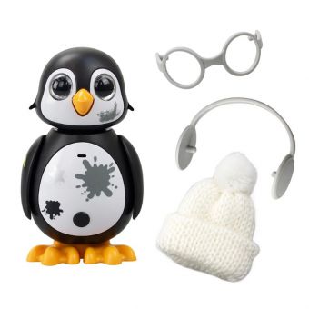 Silverlit Interaktiv Rescue Mini Penguin m/ lyd - Svart