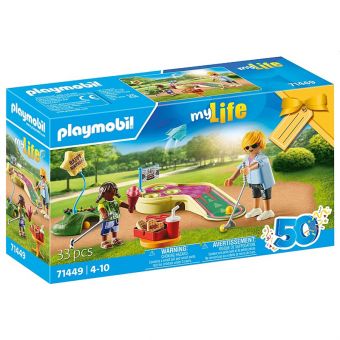 Playmobil My Life Gavesett 33 Deler - Minigolf 71449