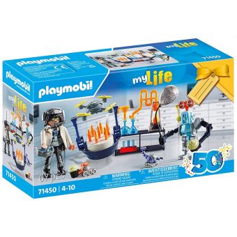 Playmobil My Life 67 Deler - Forskere med roboter 71450