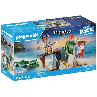 Playmobil Pirates 59 Deler - Pirat med alligator 71473