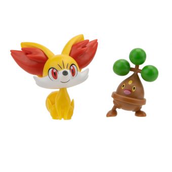 Pokémon Battle Figurer 2-pakning - Fennekin og Bonsly
