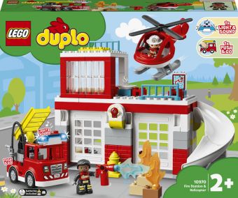 LEGO DUPLO - Brannstasjon og brannhelikopter 10970