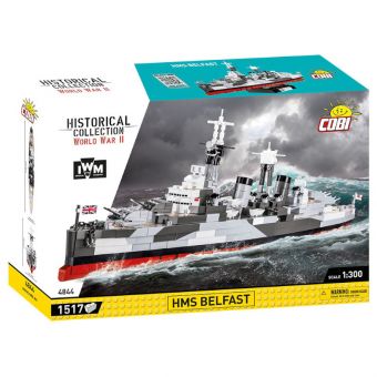 COBI Historical Collections WWII 1515 Deler - HMS Belfast