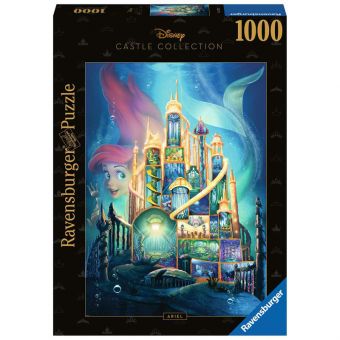 Ravensburger Puslespill 1000 Brikker - Disney: Ariel Slott
