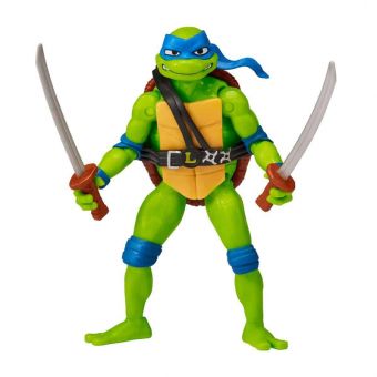 Turtles Mutant Mayhem Figur m/ tilbehør 12cm - Leonardo