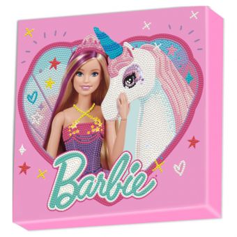 Diamond Dotz Barbie Diamantmalingsett 4000 Dotz - Enhjørning