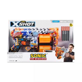 X-Shot Skins Dread Sonic Blaster m/ 12 skumpiler - Super Speed