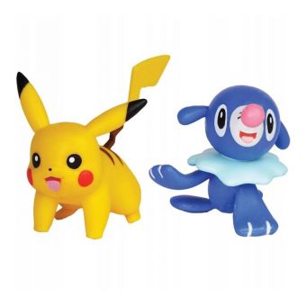 Pokémon Battle Figursett - Pikachu og Popplio