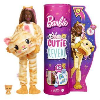 Barbie Cutie Reveal S1 Dukke m/ 10 overraskelser - Katt