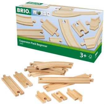 BRIO World Skinnesett 11 Deler - Nybegynner 33401