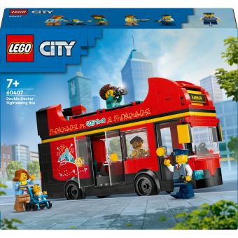 LEGO City - Rød dobbeltdekker-turistbuss 60407