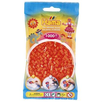 Hama Midi 1000 perler - Oransje 04