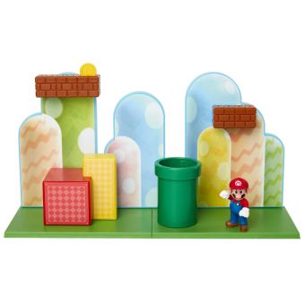 Nintendo Super Mario lekesett med 6 cm figur - Acorn Plains sett