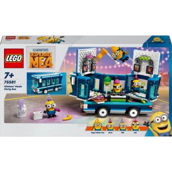LEGO Despicable Me - Minions’ festbuss med musikkanlegg 75581