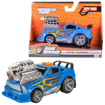 Road Rippers Mini Piston Thumper - Muscle Car - Blå