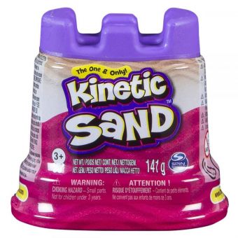 Kinetic Sand Lekesand Sandslott 127gram - Rosa