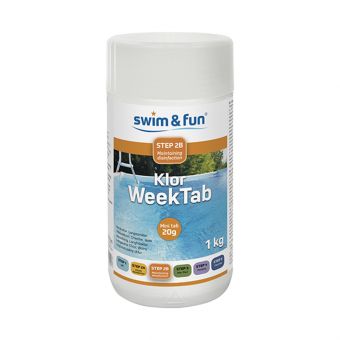 Swim & Fun Klor WeekTab Tabletter (20g) 1kg