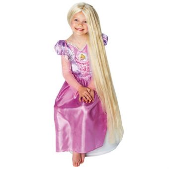 Disney Rapunzel Parykk til Barn 80cm