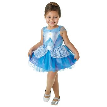 Disney Prinsesse kostyme - Askepott 3-4 år (92-98 cm)