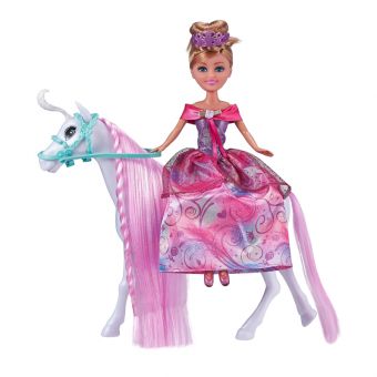 Sparkle Girlz Princess Dukke - Prinsesse med hest